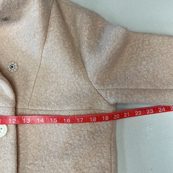 GOELIA Bouclè Soft Pink Winter Coat - Picture 5 of 9